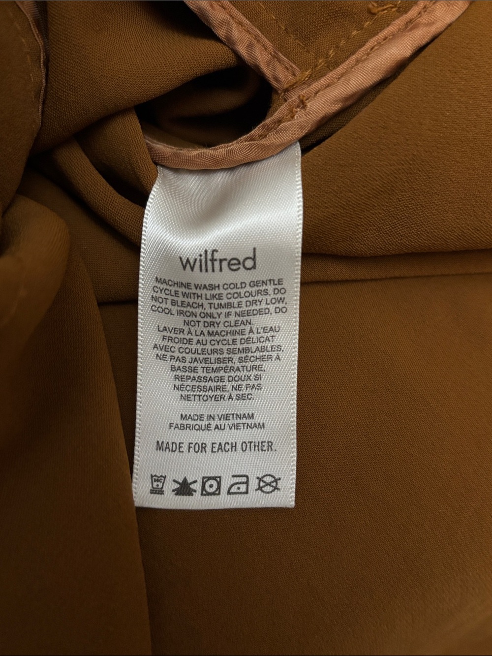 Aritzia Wilfred “The Ganna” shirt jacket, XXS Crepette Camel oversized Shacket - Picture 9 of 16